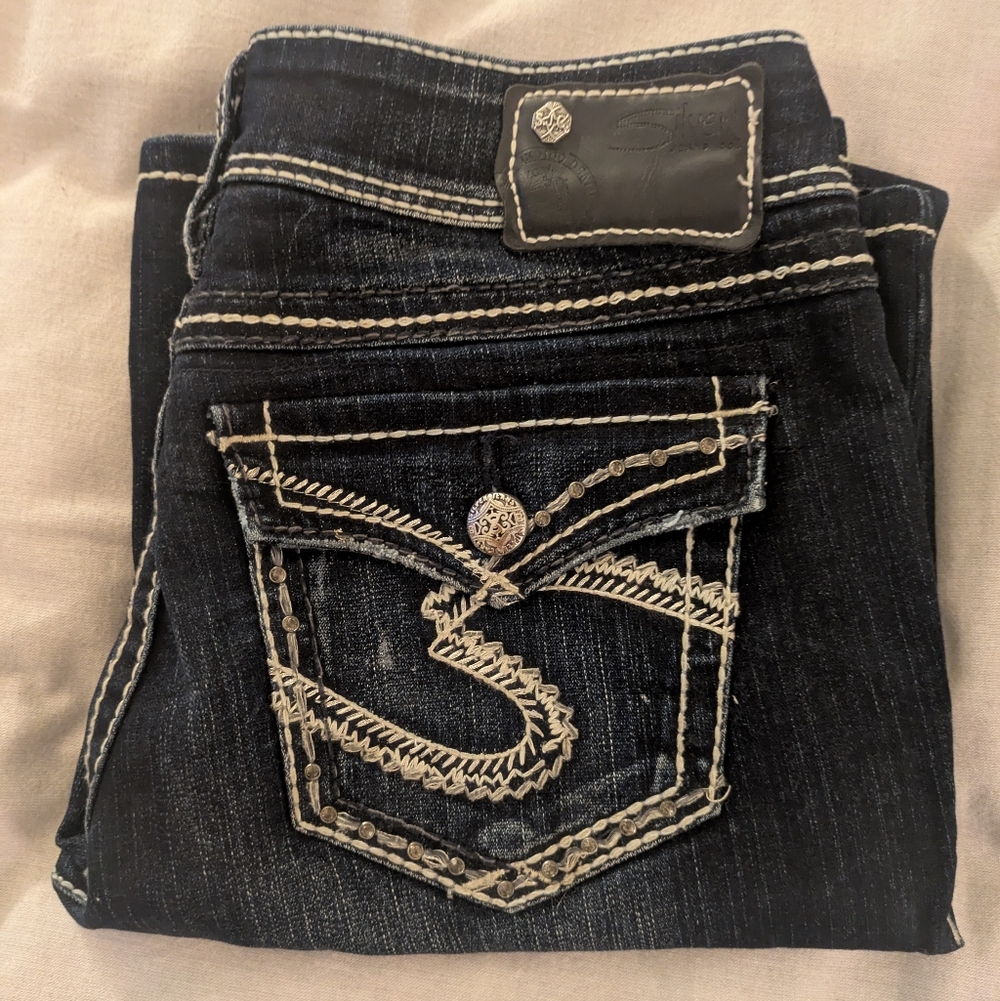 SILVER Women's Jeans. SUKI FLAP BOOTCUT 28/30